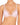 Original Pink/Peach plunge bra with recycled mesh, contour cups, and Italian lace trim. Deep neckline with adjustable straps and natural lift.