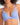 Original Slate Blue plunge bra with recycled mesh, contour cups, and Italian lace trim. Deep neckline with adjustable straps and natural lift.