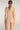 Backview of Oscalito wool and silk lace tank top in beige highlighting seamless construction