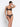 Model wearing Revelation Beauté Full Cup Bra in black by Lise Charmel with sheer tulle and vertical seams