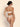 back view of the Sublime Organza thong in white by Lise Charmel showing jacquard lace and sheer tulle detail