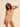 model wearing the Subtile forming body in nude by Simone Pérèle with a lace triangle top and seamless fit