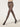 model wearing Wolford Daisy tights with all-over mini floral pattern in black