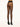 Back view of model wearing Wolford Individual 10 Tights in black showing smooth fit and reinforced panty section