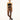 Model wearing Wolford Individual 10 Tights in black showing sheer finish and soft waistband.