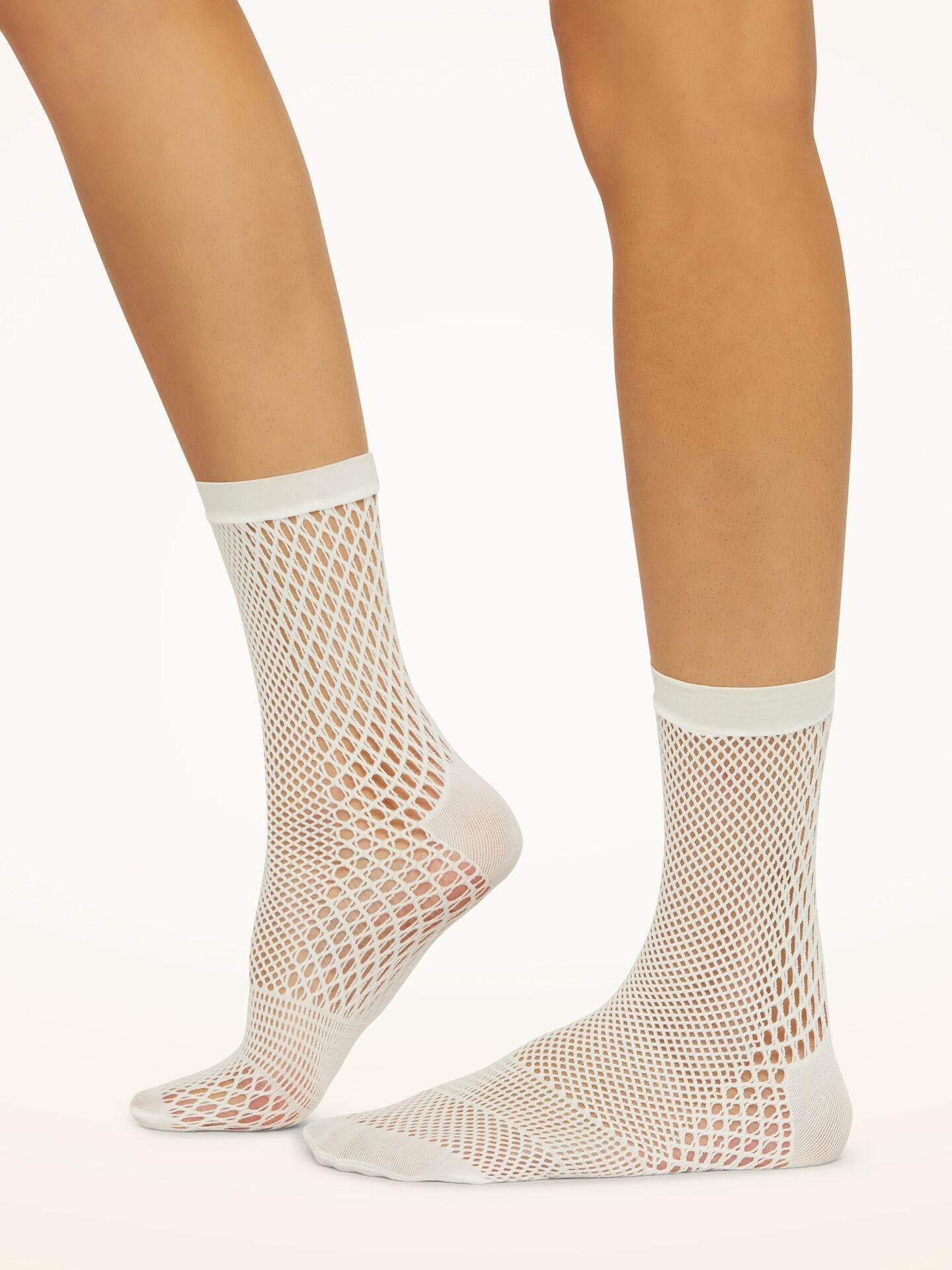 Net Socks Recycled ECONYL® Grid Knit by Wolford Zema Lingerie