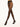 Model wearing Wolford Satin Touch 20 Comfort Tights in black showing satin sheen and wide waistband