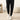 Aspen Dream black cozy joggers with banded cuffs and drawstring waist in breathable bamboo for stylish all-day comfort.