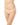 Commando original beige raw-cut thong in seamless Italian microfiber with no VPL, elastic, or trim for invisible everyday wear.
