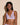 Forte lavender wireless bralette with French floral lace, plunge neckline, scalloped edges, and soft triangle cups for a bold, feminine look.