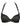 Charcoal Heart-shaped foam cup bra with daisy straps and silicone-backed support, convertible to halter or shoulder style.