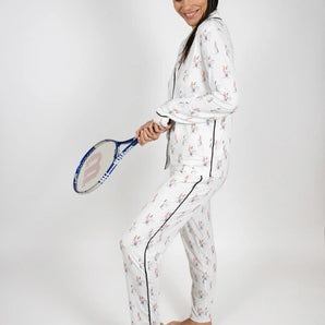 Jolene long printed pajama set