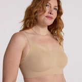 Structured non wire scoop bra