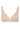 Flatlay of HANRO Cotton Soft Cup Bra in nude color with wireless molded cups in breathable Pima cotton