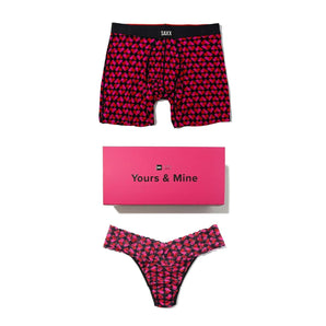 Matching HP Original Rise Thong And Saxx Super Soft Vibe Boxer Brief