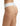 White Butter Thong in ultra-soft Austrian modal fabric with raw-cut edges for a smooth, line-free look.