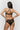 back view of the Andres Sarda Chalmers bralette in black showing adjustable straps and smooth band