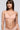 model wearing the Andres Sarda Chalmers bralette in peach with padded wireless cups and semi-sheer details