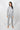 Aspen Dream silver ribbed joggers with side pockets and cuffed hems in soft, breathable bamboo for a comfy, flattering fit.