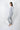 Aspen Dream silver ribbed joggers with side pockets and cuffed hems in soft, breathable bamboo for a comfy, flattering fit.