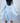 Aspen Dream Nora Short Robe in Ice Melt with lace panels, pockets, and sewn-in belt in soft, breathable bamboo fabric.