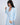 Aspen Dream Nora Short Robe in Ice Melt with lace panels, pockets, and sewn-in belt in soft, breathable bamboo fabric.