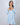 Aspen Dream Nora Short Robe in Ice Melt with lace panels, pockets, and sewn-in belt in soft, breathable bamboo fabric.