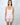 Model wearing Aspen Dream Cami Short Set in Powder Rose with Night Owl stitching