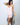 Model wearing Aspen Dream Cami Short Set in Powder Rose with Night Owl stitching.