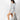 Aspen Dream silver ribbed long sleeve top with relaxed fit and side openings in breathable bamboo for everyday comfort and ease.