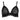 Aubade Boite Open Up lace triangle bra in black with an open cup design.