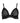 Aubade Boite Open Up lace triangle bra in black with an open cup design.