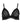 Aubade Boite Open Up lace triangle bra in black with an open cup design.