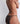 Back view of model wearing the Aubade Hearts on Fire hipster brief in Glittery with glittery lacing detail