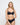 Avero charcoal balcony bra with padded cups, daisy straps, and seamless finish for a smooth, feminine, and supportive fit.
