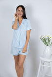 Jolene short pajama set in ice melt