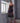 Model wearing the Bella silk satin nightdress in black with lace detailing and flattering side slits
