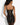 Back view of Bordelle Angela dress with satin straps and suspender clips