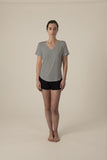 V-neck T-Shirt in grey