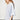 model wearing the Caite cotton gown in blue by Pluto with a crew neckline, relaxed fit and floral lace-style detailing