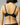 Back view of the Caresse 3D Plunge Bra in black showing strap and band floral details