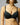 Model wearing the Simone Pérèle Caresse 3D Plunge Bra in black with floral side details.