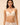 Model wearing the Simone Pérèle Caresse 3D Plunge Bra in ivory with floral side details.
