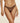 Me and you Crystals Embellished Brazilian Thong