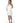 Christine Lingerie Bijoux Boudoir Silk Robe with Calais lace on ¾ sleeves in white