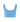 Classic seamless blue sports bra in soft ribbed fabric with light support and smooth fit, perfect for everyday comfort.