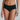 Black Butter bikini in ultra-soft Austrian modal with raw-cut edges for seamless comfort, stretch, and a line-free look under clothing.