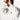 close-up detail of the Dahlia cotton knitted robe in white by Pluto showing the sleeve trim and knit texture