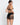 Back view of Desir Et Volupté triangle bra showing sheer mesh band and slim straps