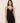 Eberjey Beatrix short black slip in TENCEL Modal with lace trim and plunge neckline.